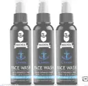 Ocean Face Wash for Men | Fight Acne & Pimples, Brighten Skin, Clears Dirt, Oil Control, Refreshing Feel - Multi-Action Formula | 100 ml | Pack of 3